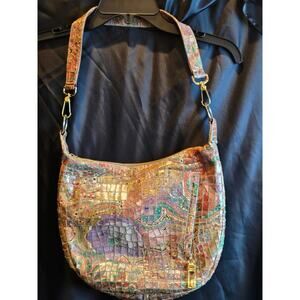 Vintage Beverly Hills Bag Lady “PINKY” Leather Purse Shoulder Bag